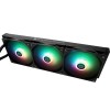 Водяное охлаждение для процессора/ Water Cooling System Thermalright Frozen Warframe 420 ARGB (420mm, LED, Black, ARGB/ Fans: 3x140mm, 88.7CFM, 29.8dBA, 1750RPM/ Pump height 60mm, 23dBA, 3000RPM, Rad thickness 27mm/ S: 1851, 1700, 1200, 115X, 2011, 2066, 