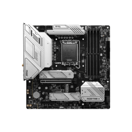 Материнская плата/ MB MSI INTEL B760 s1700, 4xDDR5(256GB), HDMI 2.1/DP, 1xPCIe 5.0x16, 1xPCIe 3.0x4, 1xLAN (2.5GbE), Wi-Fi, BT, 4xSATA 6Gb/s, 3xM.2, 1xUSB-C, 3xUSB 3.2, 4xUSB 2.0, mATX