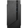 Корпус с блоком питания 450Вт./ Case Forza mATX, 450W, 2xUSB3.0, Black, w/o FAN, 12 cm fan PSU, power cord Foxline
