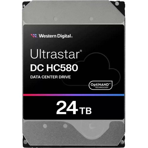 Жесткий диск/ HDD WD SATA Server 24Tb Ultrastar DC HC580 7200 6Gb/s 512MB 1 year warranty (replacement ST24000NM002H, MG11ACA24TE, WUH722424ALE6L4, WUH722222ALE6L4)