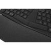 Клавиатура Logitech K860 черная беспроводная с подставкой для запястий - Эргономичный мультимедийный USB/Bluetooth (920-010359)