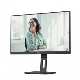 AOC Q27P3CV 27" 2560x1440, IPS, 75Hz, 20M:1, 250cd, 4 ms, 2xHDMI 1.4, DisplayPort 1.2, 4xUSB 3.2, DP+PD USB Type-C * 65W Speakers, RJ45, Height adj 150, pivot, VESA 100, 3Y, Black