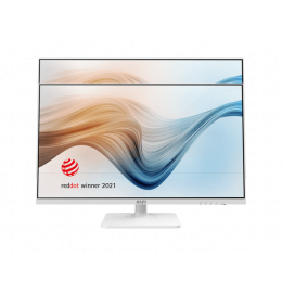 Монитор/ MSI Modern MD272XPW 27'', 1920x1080, IPS, 178x178, 300nit, 100Hz, 4ms, HDMI/DP, 1xUSB-C, 2USB-A, Audio out, 2x2W, LTSP, ExtPWR, 75x75VESA, White, 1y