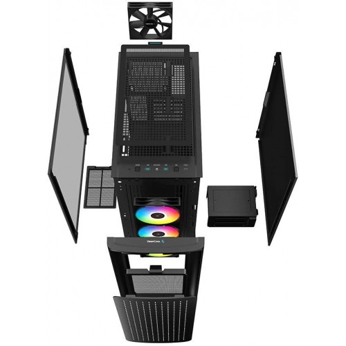 Купите корпус Deepcool CK560 черный без БП - ATX, 3x120mm, 4x140mm, 2xUSB3.0, аудио - идеальное решение для вашего ПК