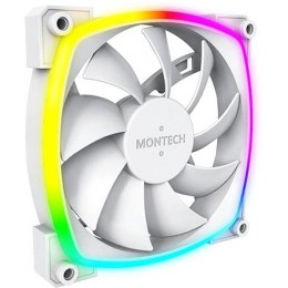 Вентилятор для корпуса Montech AX120 ARGB 120х120x25 белый 4-pin 27дБ (AX120 PWM WHITE) Ret [AX120 PWM WHITE]
