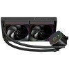 Система жидкостного охлаждения/ Water Cooling System Thermalright Frozen Horizon 240 Digital (240mm, LED temp., Black, ARGB/ Fans: 2x120mm, 68.9CFM, 28.2dBA, 2000RPM/ Pump height 53.2mm, Rad thickness 27mm/ S: 1700, 1200, 1851, 115X, AM5, AM4) Thermalrigh