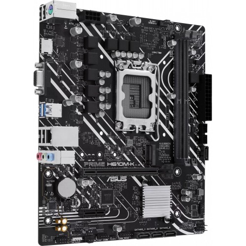 Материнская плата Asus PRIME H610M-K для Intel 12-го поколения с поддержкой DDR5, HDMI и 7.1 канальным звуком