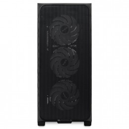 Корпус без блока питания/ Case HSPD M521, Mesh Mid Tower, Black, slide TG, 0.45 SPCC, 4x120mm ARGB (M11-120) ATX, mATX, mITX 160/330/184mm 2x2.5", -, 7xPCI 2xUSB-A 3.0, 1xUSB-A 1.0 390x200x449mm