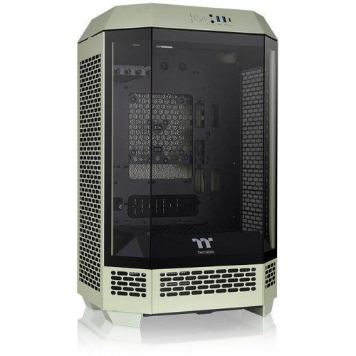 Корпус Thermaltake The Tower 300 Matcha зеленый - идеальный mATX с поддержкой 8 вентиляторов и USB 3.0