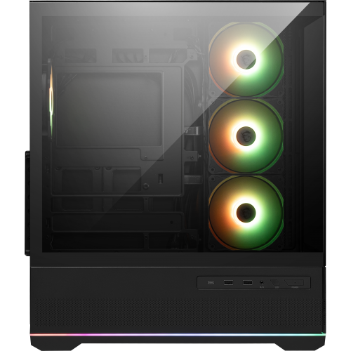 Купить корпус ПК MSI MAG PANO 110R PZ - Midi-Tower с ARGB подсветкой и USB 3.2 в черном цвете