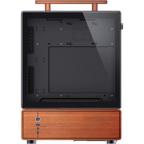 Корпус JONSBO T7 Mini-Tower без блока питания - Черный, mATX/mITX, 1xUSB-A 3.0 + 1xUSB-C 3.2, без вентилятора