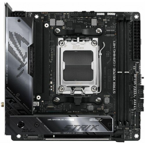 Материнская плата Asus ROG STRIX X670E-I GAMING WIFI для Socket AM5: Высокая производительность и современные технологии в формате mini-ITX