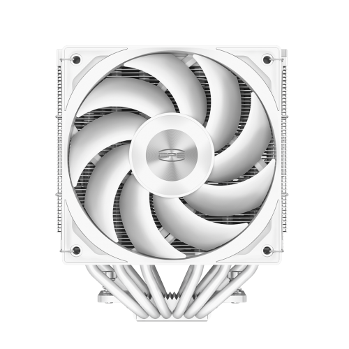 Кулер для процессора/ CPU Cooler PCCooler RZ620 WH (260W, 4-pin PWM, 157.5mm, Al/Cu, 6x6mm, 2x120mm, 86.73CFM, 32dBA, 2000RPM, S: 1851/1700/1200/115X, AM5/AM4, white) PcCooler