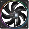 Кулер для корпуса/ Case Cooler Thermalright TL-S12R Reverse (120x120x25mm, 4-pin PWM, ARGB, 47.6CFM, 23.2dBA, 1500RPM, Black) Thermalright