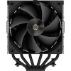 Кулер для процессора Ocypus Iota A62 BK: 260W, 4-pin PWM, LED, 158mm, Al/Cu, 120mm вентиляторы, AM5/AM4, черный
