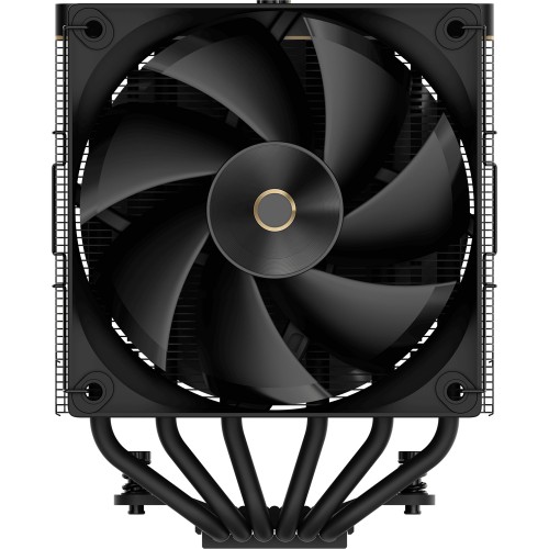 Кулер для процессора Ocypus Iota A62 BK: 260W, 4-pin PWM, LED, 158mm, Al/Cu, 120mm вентиляторы, AM5/AM4, черный