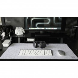 Коврик для мыши/ Mouse pad GEEK NOOK 80*40CM Light Gray Felt