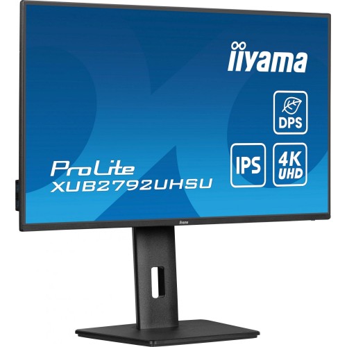 Монитор Iiyama 27" ProLite XUB2792UHSU-B6 черный IPS LED 16:9 HDMI M/M матовая HAS Piv 1300:1 350cd 178гр/178гр 3840x2160 60Hz DP 4K USB 6.3кг