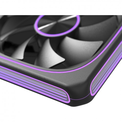 Вентилятор для корпуса Formula Air Fusion 2 ARGB 240х120x28 черный 4-pin (AIR FUSION 2 BK) Ret