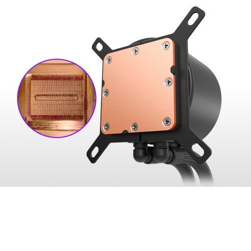 Система жидкостного охлаждения для ПК/ Water Cooling System NZXT Kraken Plus 360 RGB V2 (260W, 360mm, LED temp., Black, RGB/ Fans: 3x120mm, 75.05CFM, 31.9dBA, 2400RPM/ Pump height 55.97mm, 2800RPM, Rad thickness 27mm/ S: 1851, 1700, 1200, 115X, AM5, AM4) 