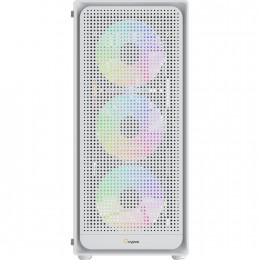Корпус ПК без блока питания/ Case Ocypus Gamma C50 WH ARGB, Mini-Tower, TG, 4x120mm ARGB, 1xUSB-A 3.0 + 2xUSB 2.0, mATX, mITX White