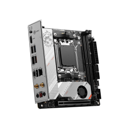 Материнская плата/ MB MSI AMD B650 sAM5, 2xDDR5(128GB), HDMI 2.1, 1xPCIe 4.0x16, 1xLAN (2.5GbE), Wi-Fi, BT, 4xSATA 6Gb/s, 2xM.2, 1xUSB-C, 5xUSB 3.2, mini ITX