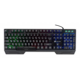 Клавиатура Оклик 709G черный USB for gamer LED (1788144) кабель 1.8м
