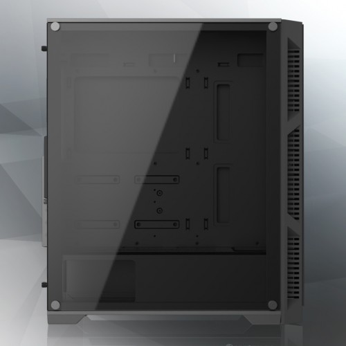 Корпус без блока питания/ Case Raijintek ARCADIA III-MS4, Midi-Tower, TG, 4x120mm ARGB, 1xUSB-A 3.0 + 2xUSB 2.0, ATX, mATX, mITX Black RAIJINTEK CO LTD
