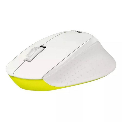 Купить беспроводную мышь Logitech M330 Silent Plus белого цвета, 1000 DPI, 2 кнопки - идеальный выбор для тишины и комфорта