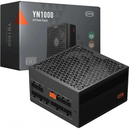 Блок питания PcCooler ATX 1000W P5-YN1000-G1F 80+ gold (20+4pin) APFC 120mm fan 6xSATA Cab Manag RTL [P5-YN1000-G1FFBK1-EU]