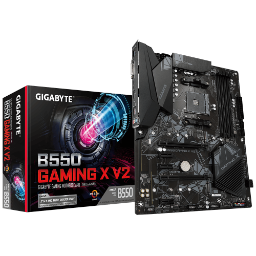 Материнская плата GIGABYTE B550 для AMD sAM4 – 4xDDR4, HDMI 2.1, PCIe 4.0, ATX | Высокая производительность и расширенные возможности подключения