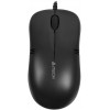 Мышь A4Tech OP-560NUS черная оптическая 1200dpi с тихими кнопками и USB подключением