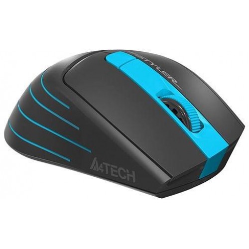 Мышь A4Tech Fstyler FG30 серый/синий оптическая 2000dpi беспров. USB 6but (FG30 BLUE)