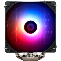 Кулер для процессора/ CPU Cooler Thermalright Burst Assasin 120 ARGB (4-pin PWM, 154mm, Ni/CU, 6x6mm, ARGB, 1x120mm, 66.17CFM, 25.6dBA, 1550RPM, S: 1700, 1200, 115X, AM5, AM4)