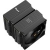 Кулер для процессора Ocypus Iota A62 BK: 260W, 4-pin PWM, LED, 158mm, Al/Cu, 120mm вентиляторы, AM5/AM4, черный