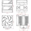 Кулер ID-Cooling Frozn A620 Soc-AM5/AM4/1200/1700/1851 черный 4-pin 29.85dB Al+Cu 270W 1190gr Ret (FROZN A620 BLACK) [FROZN A620 BLACK]