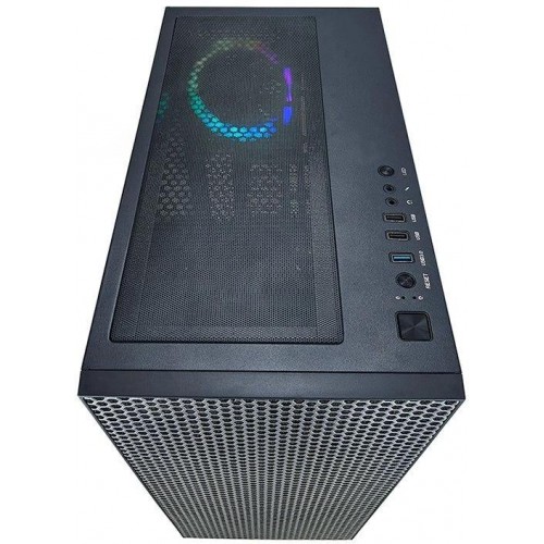 Корпус Azza Hive ATX черный с 8 вентиляторами 120мм, 5 вентиляторами 140мм, USB 2.0 и USB 3.0, аудио, блок питания [CSAZ-450 HIVE]