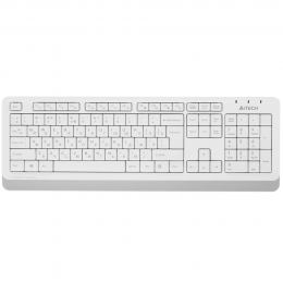 Клавиатура + мышь A4Tech Fstyler FG1010 клав:белый/серый мышь:белый/серый USB беспроводная Multimedia (FG1010 WHITE)