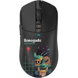 Мышь A4Tech Bloody R72 Ultra Duo черный/рисунок оптическая 20000dpi беспров. USB/USB-C 6but (R72 ULTRA DUO RENEGADEMIDNIGHT)
