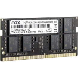 Память оперативная/ Foxline SODIMM 16GB 3200 DDR4 CL22 (1Gb*8)