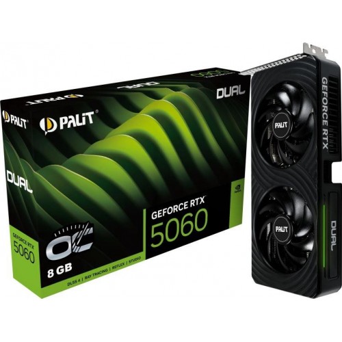 Видеокарта Palit PA-RTX5060 DUAL OC 8GB - Высокая производительность для геймеров