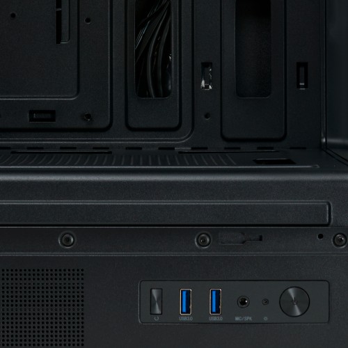 Корпус без блока питания/ Case HSPD M510, Mesh Mid Tower, Black, TG, 0.5 SPCC, 4x120mm ARGB (Orbis F1) ATX, mATX, mITX 180/280/160mm 1x2.5", 1x3.5", 7xPCI 2xUSB-A 3.0 517x277x418mm HSPD