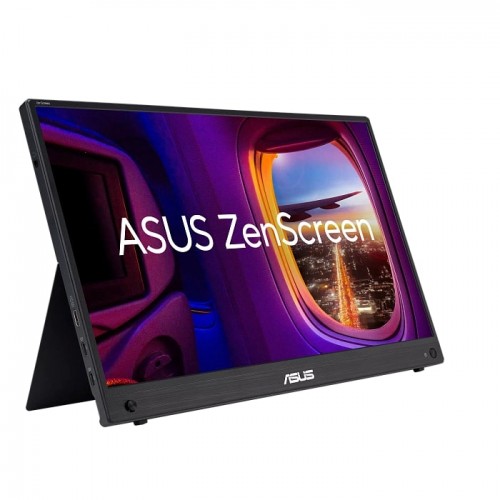 Монитор LCD 15.6" MB16AHG/ ASUS ZenScreen MB16AHG 15.6", portable monitor Full HD (1920x1080), IPS, 144Hz, 300 cd/m2, 3ms(GTG), 1200:1, AMD FreeSync, USB-C *2, MicroHDMI, Black+Dark Gray ASUS
