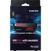 Твердотельный накопитель/ Samsung SSD 990 PRO, 2000GB, M.2(22x80mm), NVMe 2.0, PCIe 4.0 x4, V-NAND TLC, R/W 7450/6900MB/s, IOPs 1 400 000/1 550 000, DRAM buffer 2048MB, TBW 1200, DWPD 0.33, with Heatsink (12 мес.) Samsung Electronics