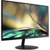 Монитор/ Acer SA242YH1bi 23,8'', ZeroFrame, UltraThin Black, 16:9, VA, 1920x1080, 4ms, 250cd, 100Hz, VGA , HDMI(1.4), Speakers 2Wx2, Vesa:75x75 Acer