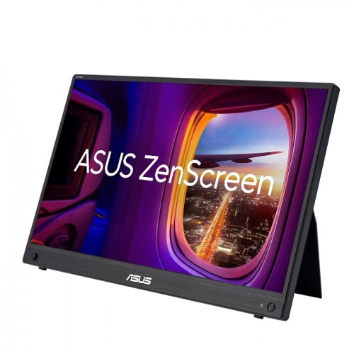 Монитор LCD 15.6" MB16AHG/ ASUS ZenScreen MB16AHG 15.6", portable monitor Full HD (1920x1080), IPS, 144Hz, 300 cd/m2, 3ms(GTG), 1200:1, AMD FreeSync, USB-C *2, MicroHDMI, Black+Dark Gray ASUS
