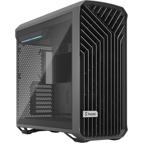 Корпус без блока питания/ Case Fractal Design Torrent TG Light, Full-Tower, 2x180mm + 3x140mm, 2xUSB-A 3.2 + 1xUSB 3.2 Type-C E-ATX, SSI-CEB, SSI-EEB, ATX, mATX, mITX Gray Fractal Design