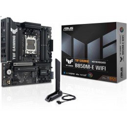 Материнская плата Asus TUF GAMING B850M-E WIFI Socket AM5 AMD B850 4xDDR5 mATX AC`97 8ch(7.1) 2.5Gg RAID+HDMI+DP