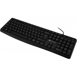 Клавиатура Оклик 145M черный USB (1659983) кабель 1.85м