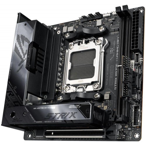 Материнская плата Asus ROG STRIX X670E-I GAMING WIFI для Socket AM5: Высокая производительность и современные технологии в формате mini-ITX